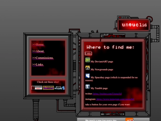 links screenshot