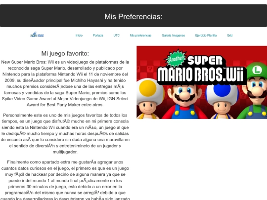 preferencias screenshot