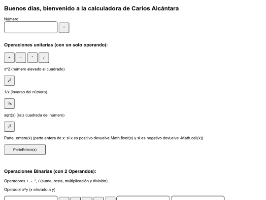 calculadora screenshot