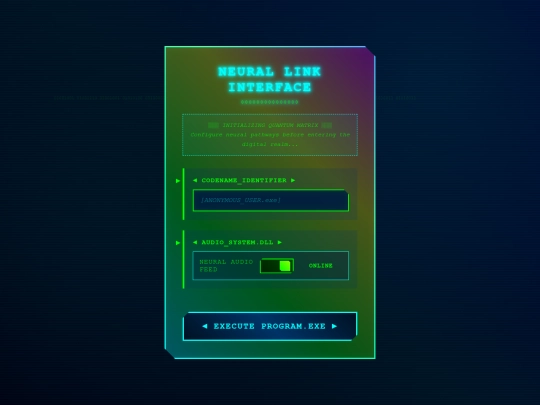 config screenshot
