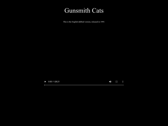 anime/gunsmithcats screenshot