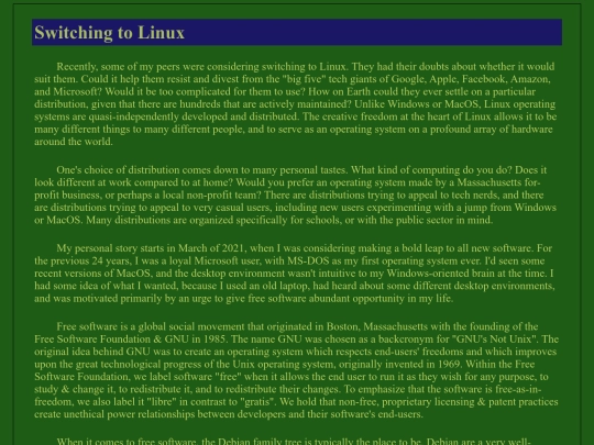 switching_to_linux screenshot