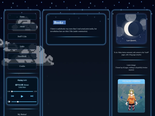 pages/favoritethings/books screenshot