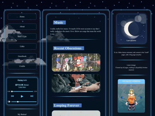 pages/favoritethings/music screenshot