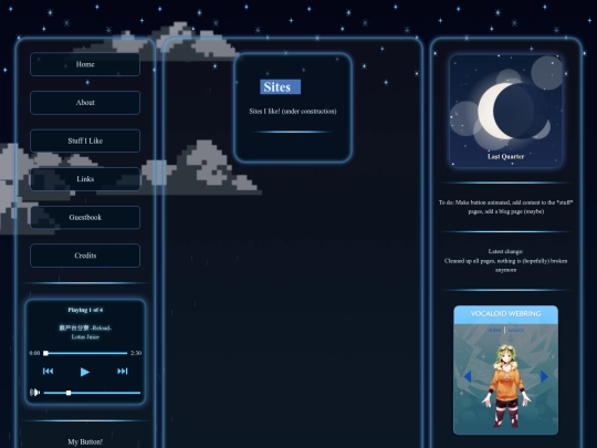 pages/favoritethings/sites screenshot