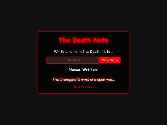 deathnote screenshot