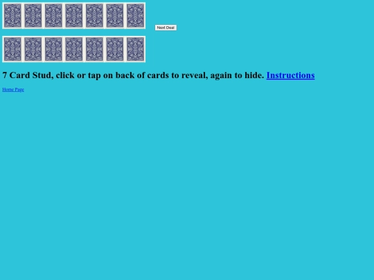 7CardStud screenshot