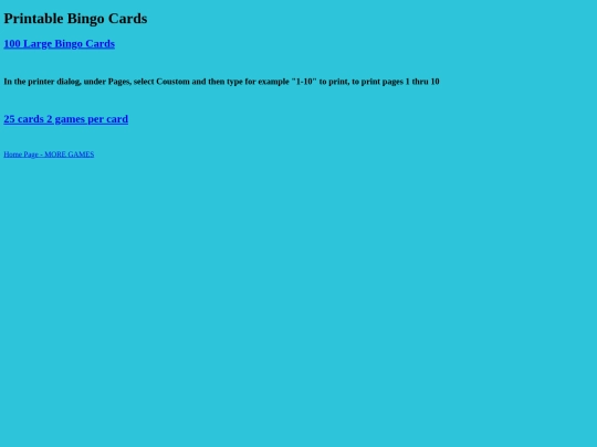 BingoCards screenshot