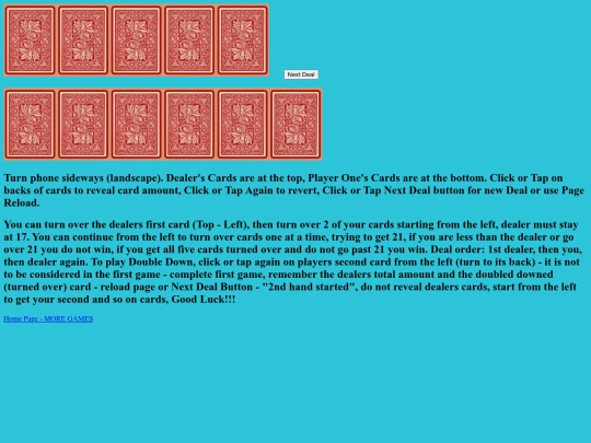 DoubleDownBlackJack21 screenshot