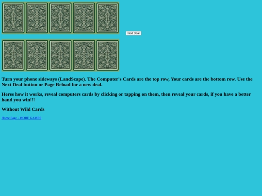 VideoPoker5CardStud screenshot