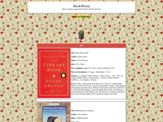 bookworm screenshot