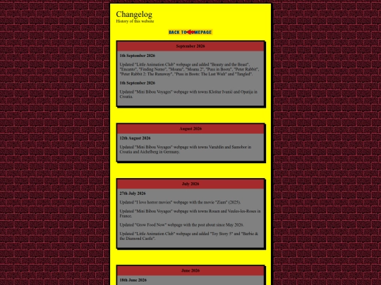 changelog screenshot
