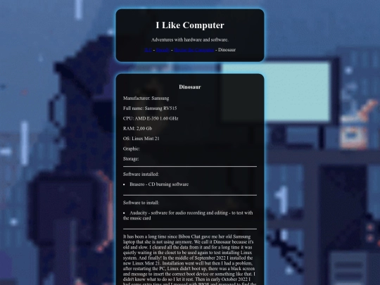 dinosaur screenshot