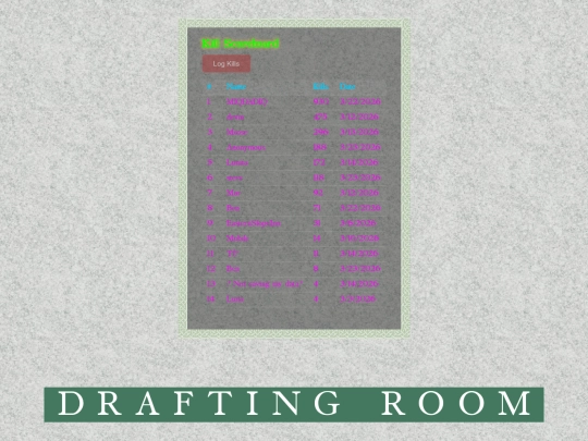 Arms/pages/DraftingRoom screenshot