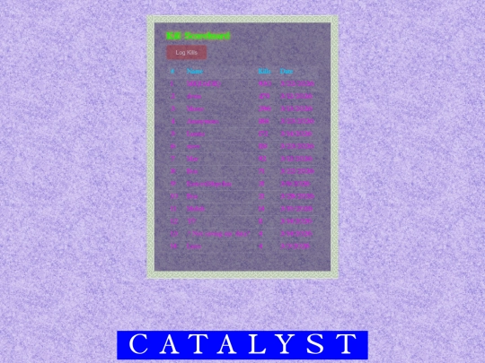 Body3TestMan/pages/Catalyst screenshot