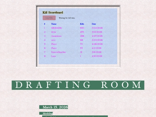 Fountain/pages/DraftingRoom screenshot