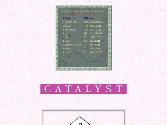 Working/pages/Catalyst screenshot