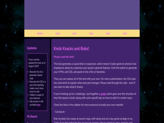 index screenshot