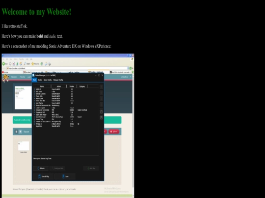 index screenshot