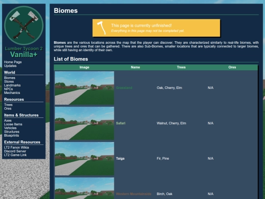 biomes screenshot