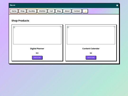 shop screenshot
