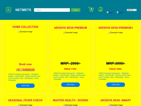netmet/8 lab offer page screenshot
