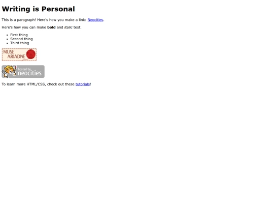 index screenshot