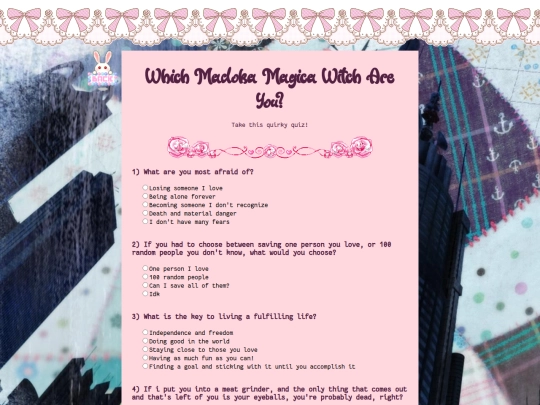 extras/madoka-witch-quiz screenshot