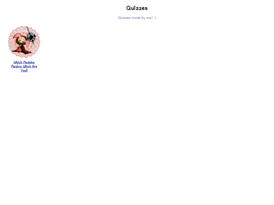 extras/quizzes screenshot