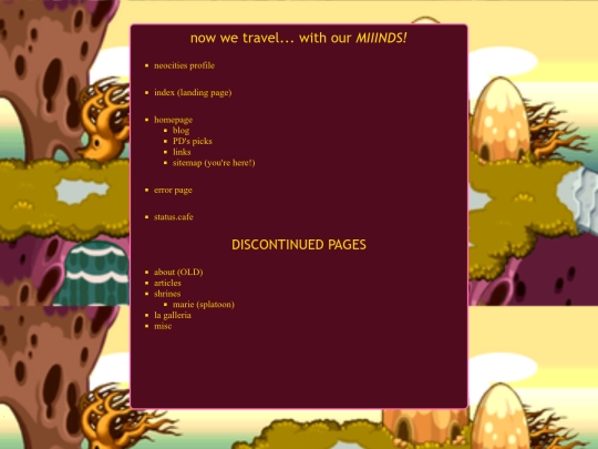 sitemap screenshot