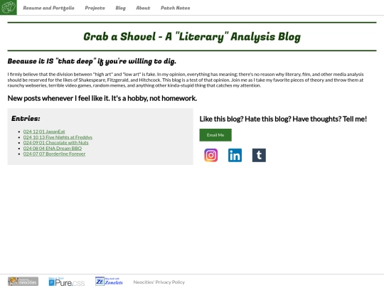 blog screenshot