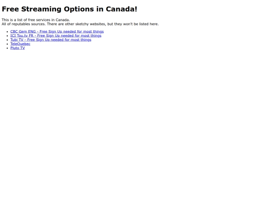 free-streaming screenshot