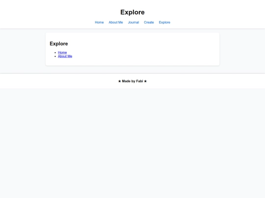 explore screenshot