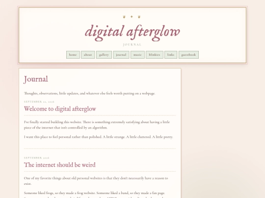 journal screenshot