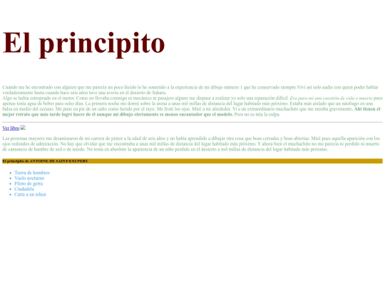 Pactica 1/Practica1Principito screenshot