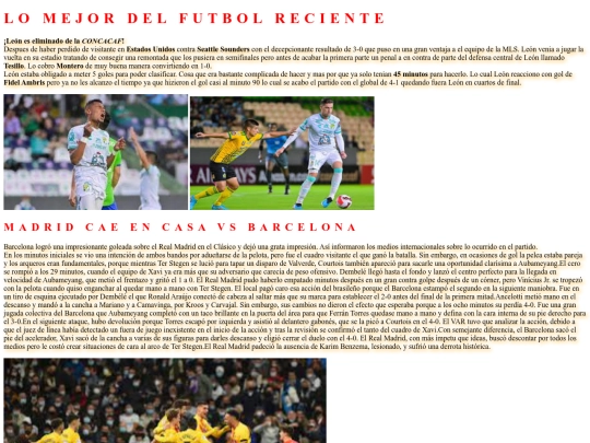 Pagina web/futbol screenshot