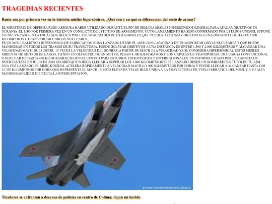 Pagina web/noticias screenshot
