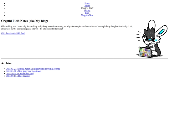 blog screenshot