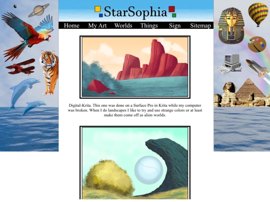 landscapes screenshot