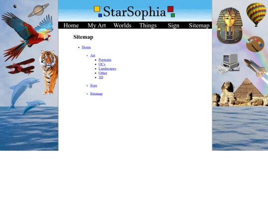 sitemap screenshot