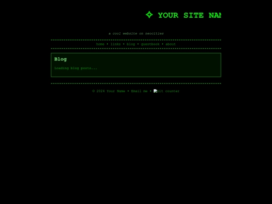 blog screenshot