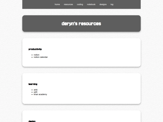HTML/resources screenshot