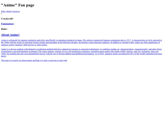 index screenshot