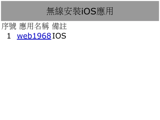 index screenshot