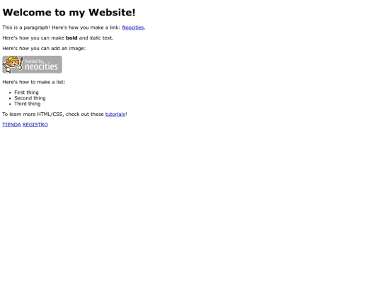 Raiz/tienda/pedido screenshot