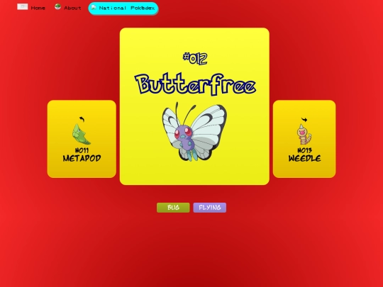 pokemon/butterfree screenshot