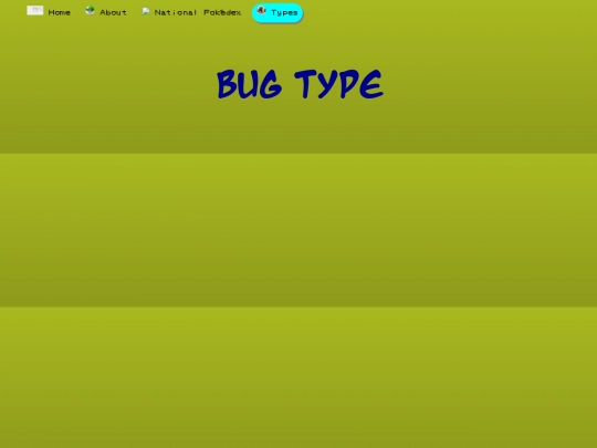 types/bug screenshot