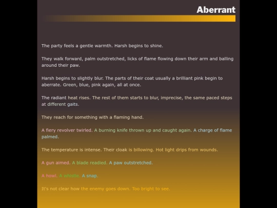 writing/pages/aberrant screenshot