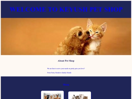 petshop screenshot