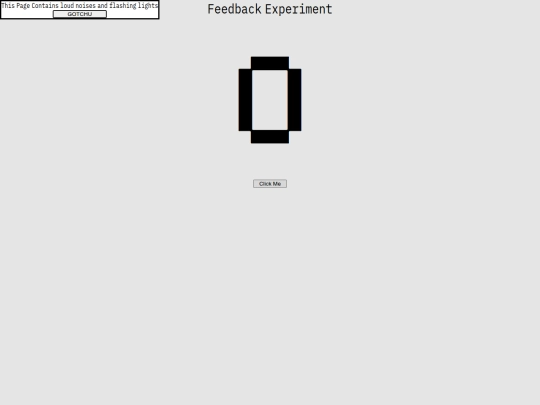 FeebackDesignExperiment screenshot